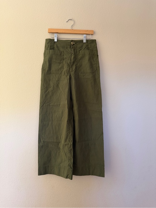 Maeve Pants - MAEVE The Colette Magic Fabric Crop Wide-Leg Pants Women's Size 27